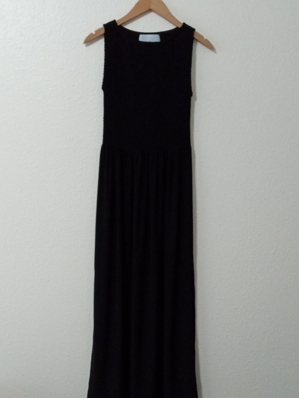 Hill House Black Sleeveless Maxi Dress